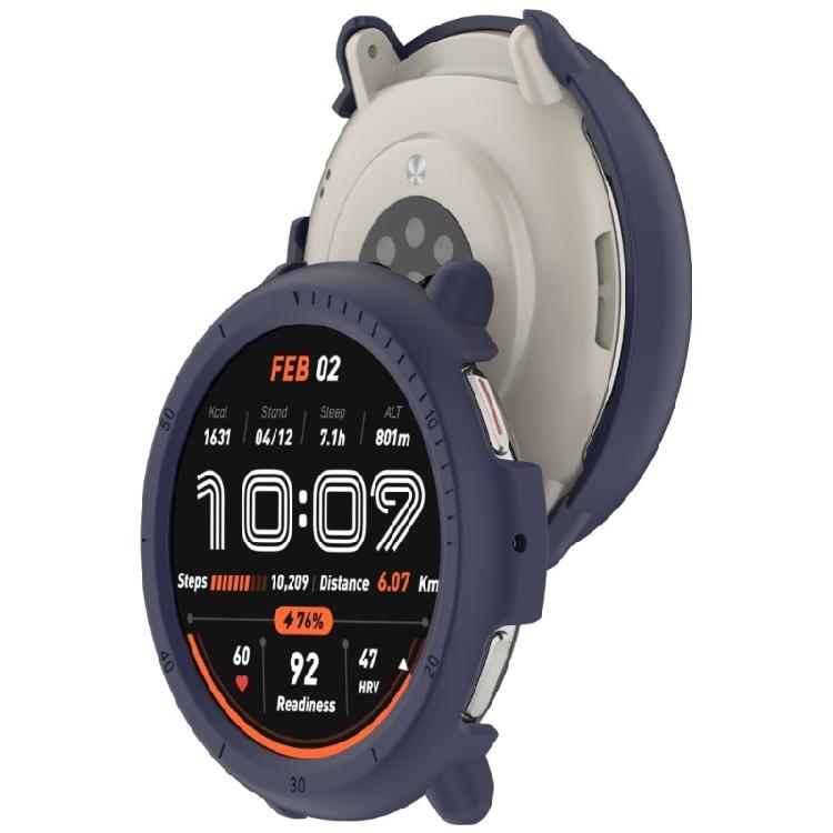 Half Wrap Enclosed Shell Watch Casing Protective Guard Shockproof Cover Hollowed Cutout for Active 2 A2437 Full Access