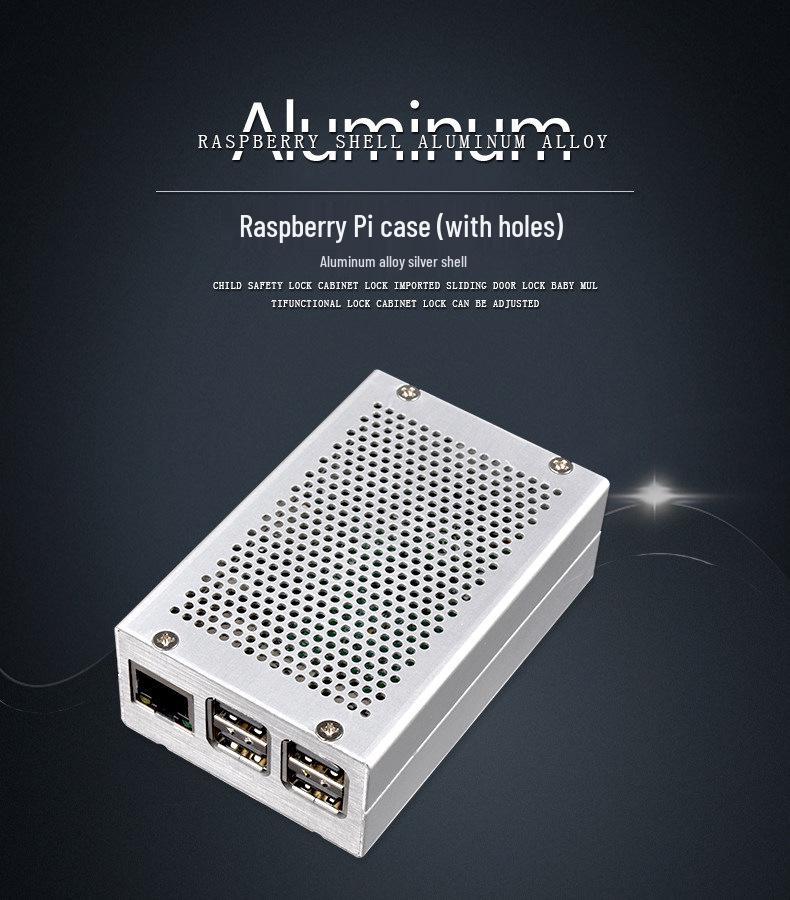 

Aluminum Alloy Case for Raspberry Pi 3B+ (3rd Gen)