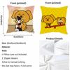 B-Big Silly Dog Cushion Cover Fabric Soft Furnishing,Pillowcase, Cushion Cover, Sofa Pillow, Home Decoration