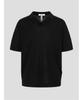 Binpolmen Gentle Tech Collar Neck Knit - Black