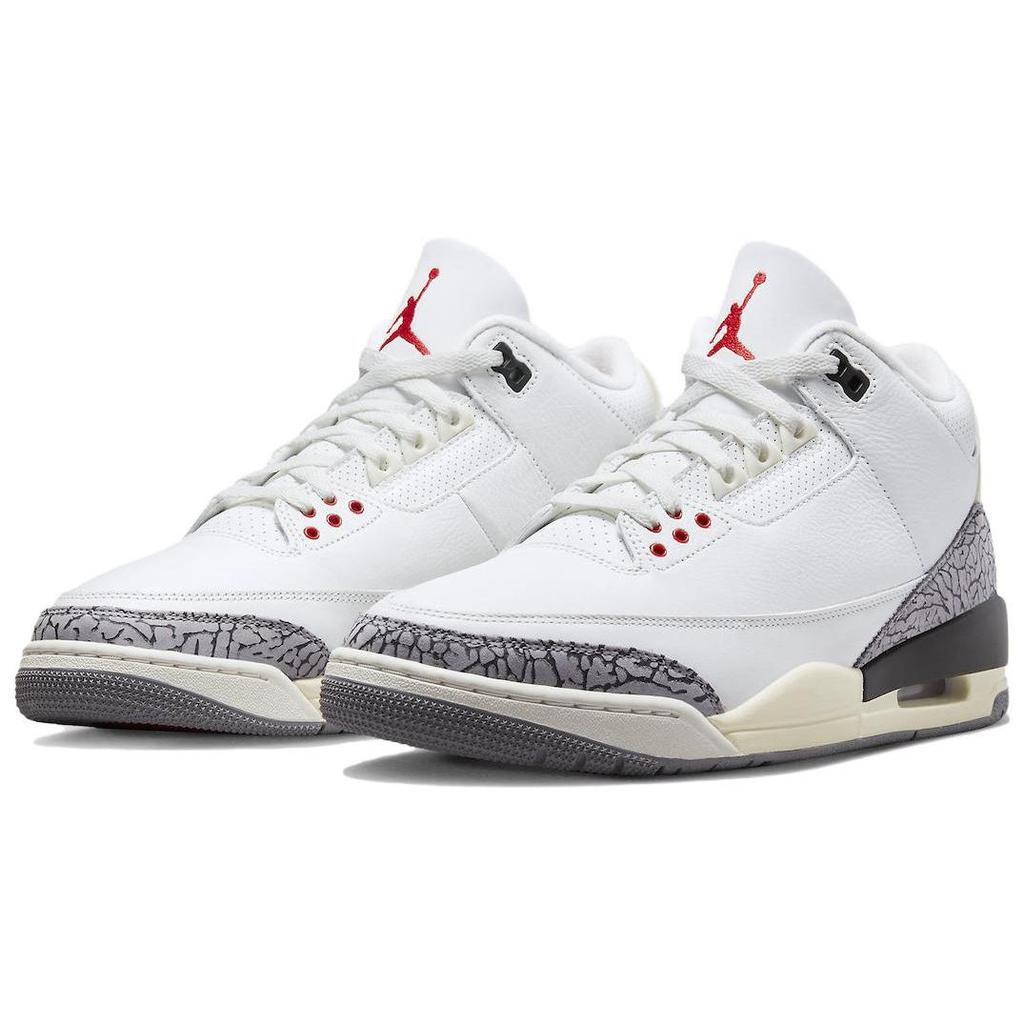 Air Jordan 3 Retro White Cement Reimagined Unisex-Sneaker Summit-White Fire-Red Black DN3707-100