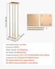 Wedding Flower Stand, 10PCS 80cm Column Flower Stand, Floral Stands with Metal Laminate, Cylindrical Cubic Floral Display Rack for Wedding, Party,