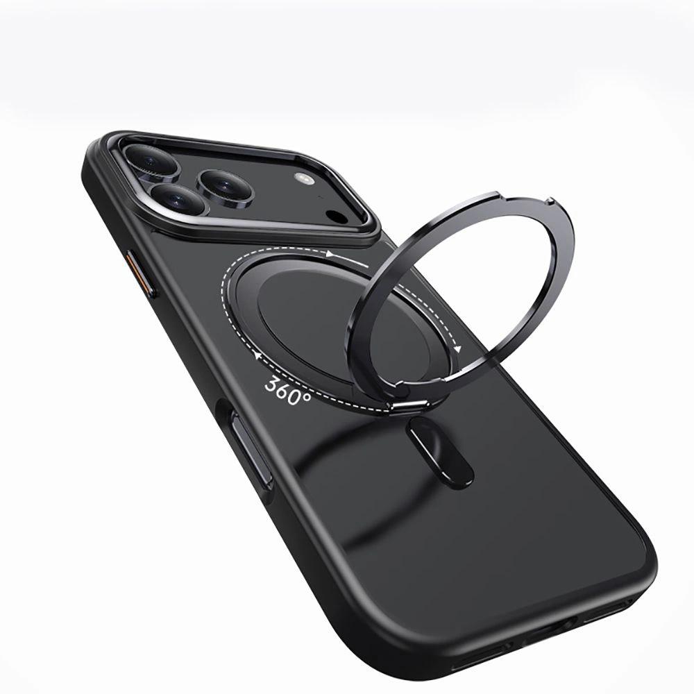 Etui Tech-Protect Magring Magsafe Na Iphone 17 Pro - Czarny Mat