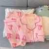 Women's Pajamas Set Pajamas 2-piece Set Airy Soft Casual Printed Pajamas