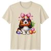 Adorable Puppy Dog Holding Carrot Unisexs TShirt Easter Holiday Dog