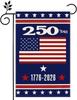 250 Anniversary USA Ag 1776-2026 Garden Ag 12x18 Inch Double-sided Burlap Family Party Outdoor Courtyard Lawn Holiday De GGX