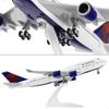QIYUMOKE 1/240 Scale Delta Airlines Boeing 747 Aircraft Model Kit (30cm Long) Resin Airplane Model (Display Stand Included) - Aviation Gift/Decoration