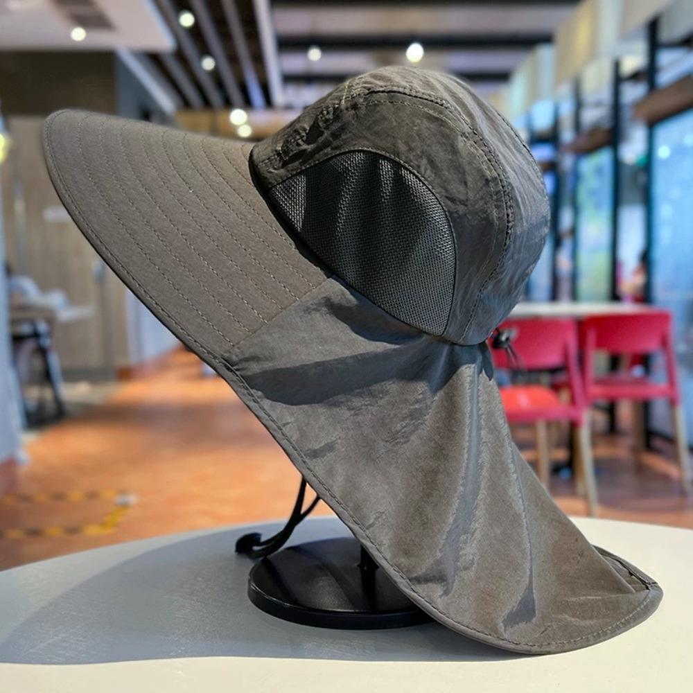 Versatile Quick Dry Fishing Hat UV Protection Breathable Bucket Hat Wide Brim Sun Cap Summer