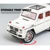 1/24 Scale Benz G-KLESSA AMG G63 Diecast Car Model Toy, Pull Back Toy Vehicle with Sound and Light for Kids Toddler Boys Girls Gift Collection