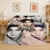 Kpop B-BTS SUGA Agust D Yoon Gi Coperta di Flanella Morbida Calda Coperta da Divano per Camera da Letto Soggiorno Letto Viaggio Campeggio Picnic Regalo