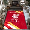 Liverpool Personalized Text Area Rug Perfect for Foyer Balcony Bedrooms Dormitory Antislip Carpet Anime Office Decor Best for Christmas