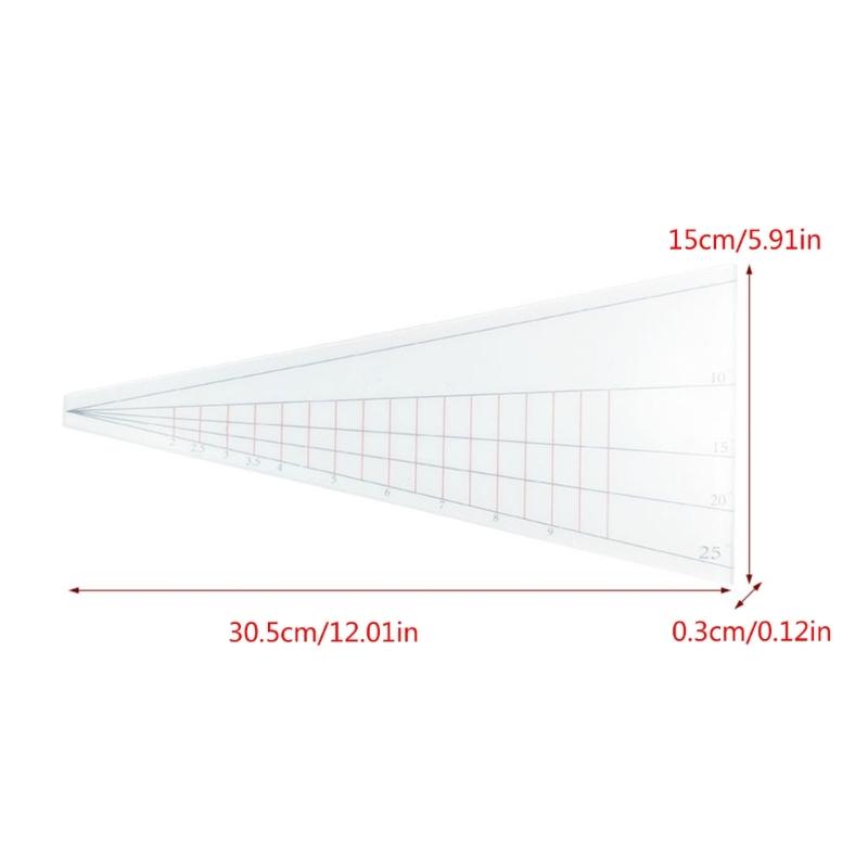 Acrylic Patchwork Ruler Multifunctional Sewing Ruler Cutting Ruler Quilting Ruler Sewing Supplies for Craft Enthusiasts