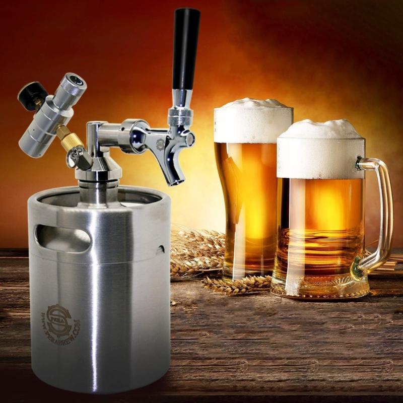 Přenosný regulátor CO2 0-150PSI s kovovou konstrukcí, plynový regulátor vhodný pro nadšence do domácího vaření Pivo