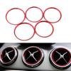 Set Car Front Center Sider AC Air Vent Cover Decoration For Benz A B CLA GLA 14