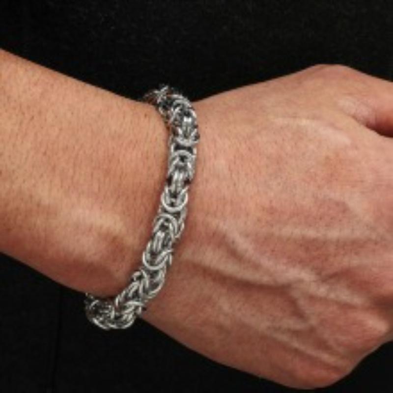 1pc Chain Bracelet with Intricate Interlaced Design, Suitable for Both Casual and Formal Occasions, a Simple and Essential Jewelry Gift for Both Men