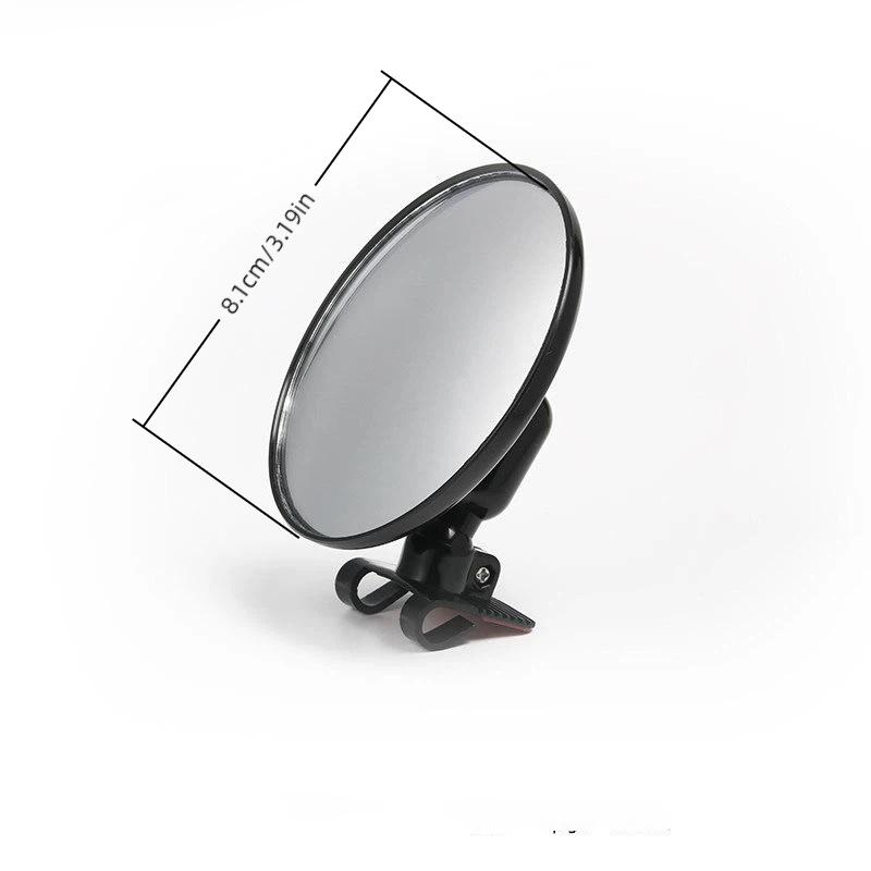 Durable Round Car Auxiliary Rearview Mirror 360 Rotation Wide Angle Convex Adjustable for Car Outdoor Long Term Parking Use