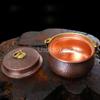 Gong Pot Manual Thickened Braised Rice, Porridge and Stewed Meat Hotpot Pots for Cooking Pure Copper Vintage Soup Stew Pot