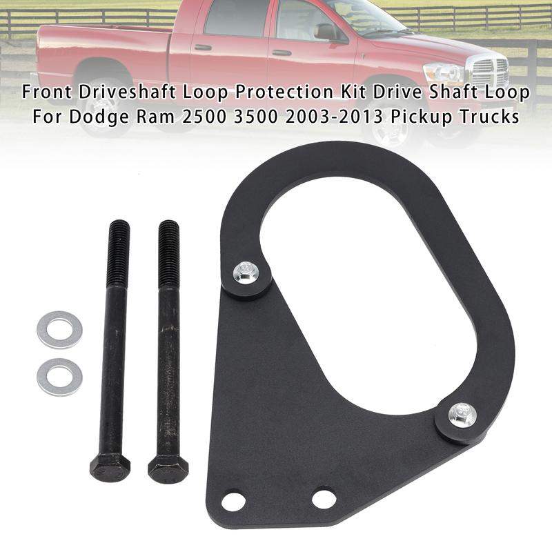 Artudatech Front Driveshaft Loop Protection Kit Drive Shaft Loop For Dodge Ram 2500 3500