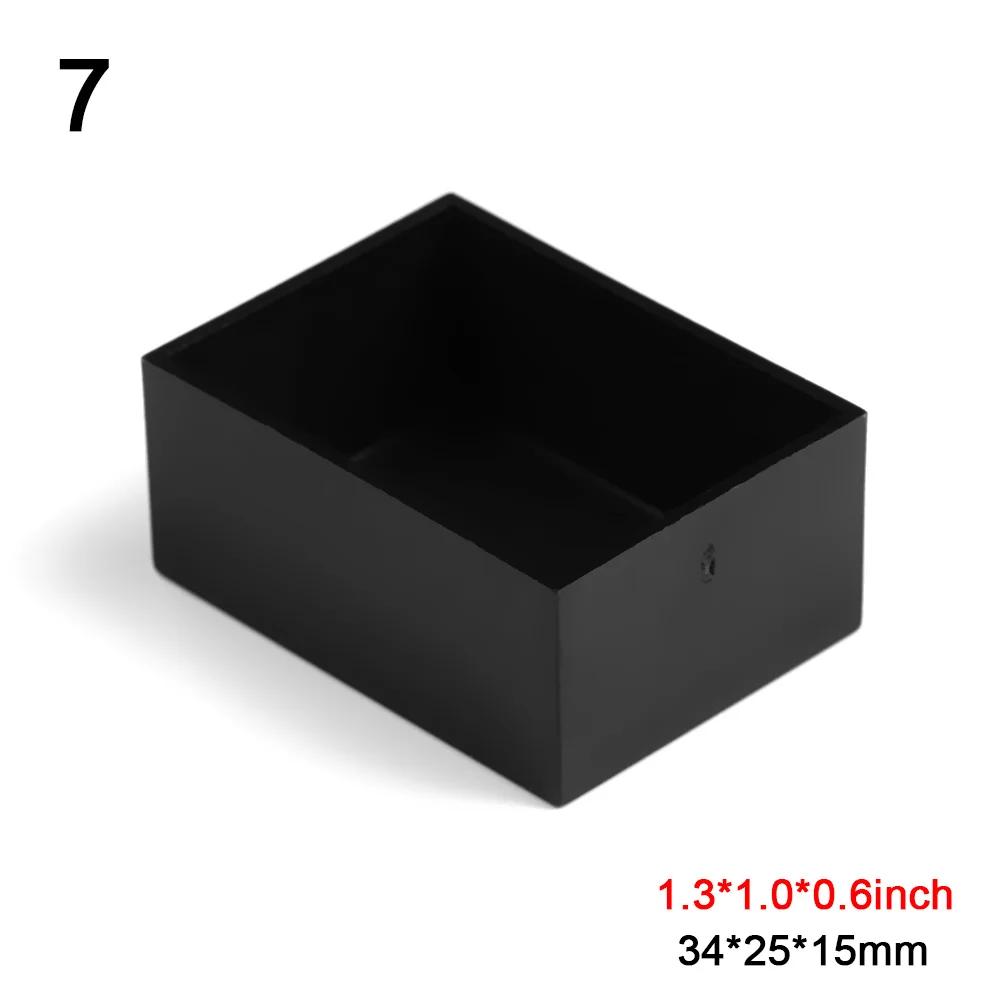 1 Pezzo Scatola Elettronica Nera per Progetti Custodia Fai da Te Custodia per Strumenti Plastica Durevole Coperchio Impermeabile Scatole Contenitore per Progetti
