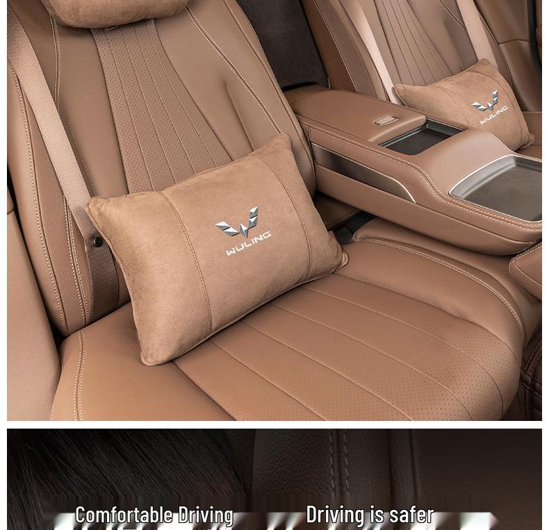 Wuling Car Headrest Lumbar Support & Neck Protection Cushion for Xingguang, Xingchi, Xingchen, Xingyun, Kaijie, Jiachen, and Maybach.