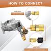 2lots Heavy Type Pumps Outlet Adapters Water Outlet Fitting Pressure Washer Pumps Part For High Pressures Cleaners
