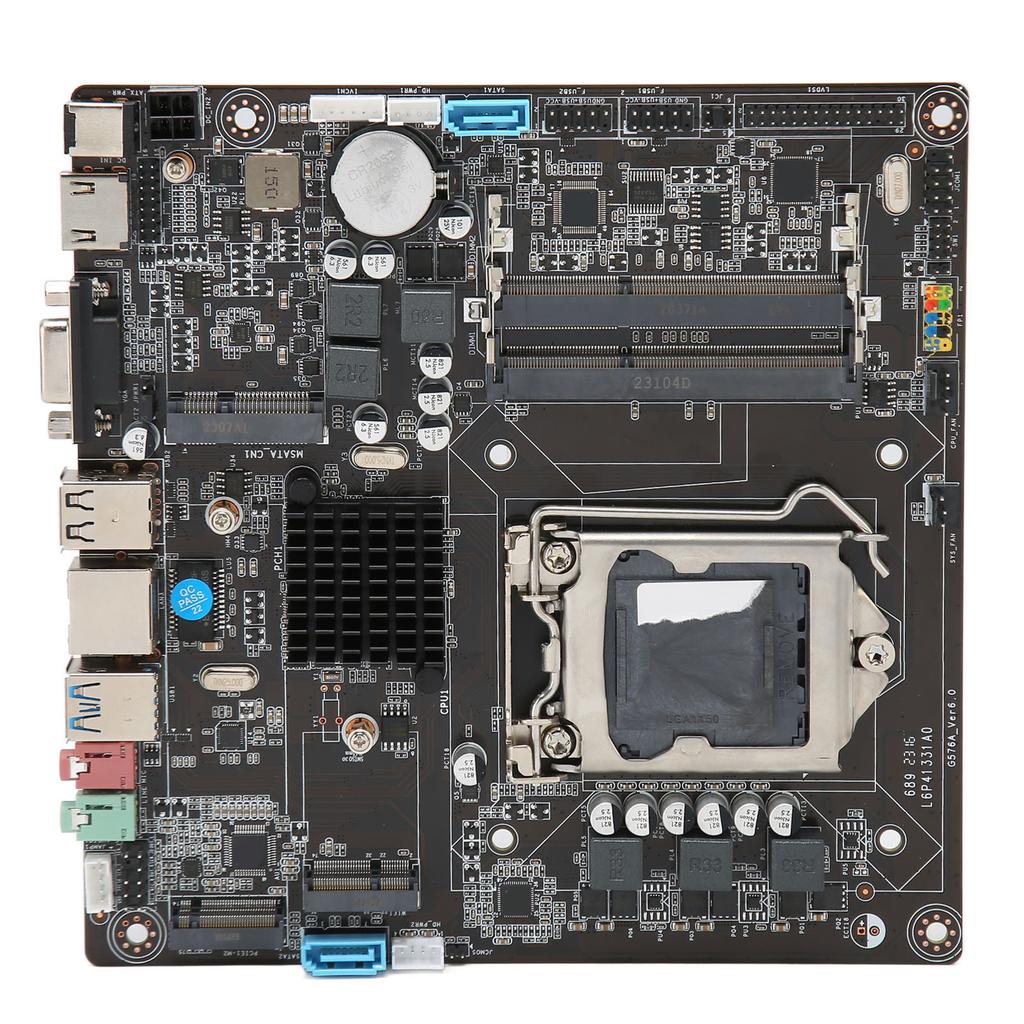 H81 Mini ITX Motherboard LGA 1150 Slot Dual Channel DDR3 Support for Core I3 I5 I7 4th 5th