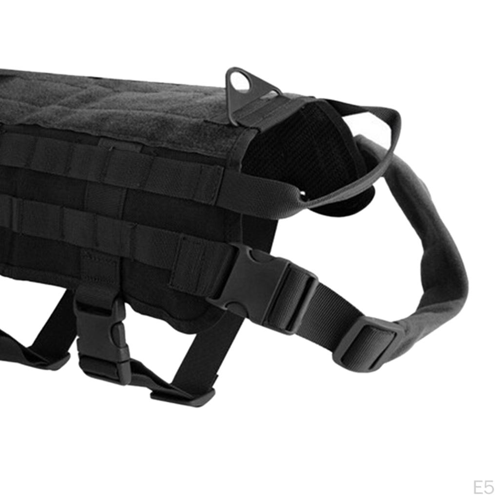 Tactical Dog Molle Vest Nylon Service Canine Harness