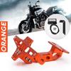 Motorcycle Adjustable CNC License Number Plate Holder Bracket + LED Light for Honda Kawasaki Yamaha KTM Suzuki Ducati