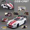 1/24 Dodge Viper ACR SRT Alloy Sports Car Model Diecast Metal Track Racing Vehicles Car Model Sound and Light Childrens Toy Gift