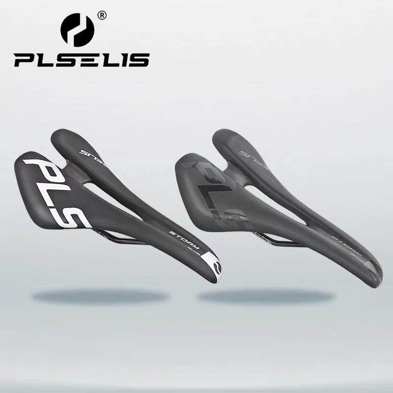 Road Mountain Bike Saddle Lightweight Racing Seat Breathable Hollow Nylon Cushion