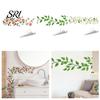 Kitchen Floral Stickers Flowers Wall Decals Peel And Stick Removable Art Flexible Surface for Living Room Girls Nursery Bedroom No Residue