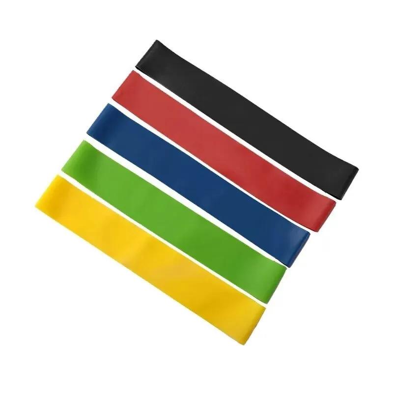 5Pcs Yoga Resistance Bands (With Elastic Loops) – Multi-Colored Fitness Resistance Bands, Suitable For Squats, Weightlifting Stretching And 5Pcs