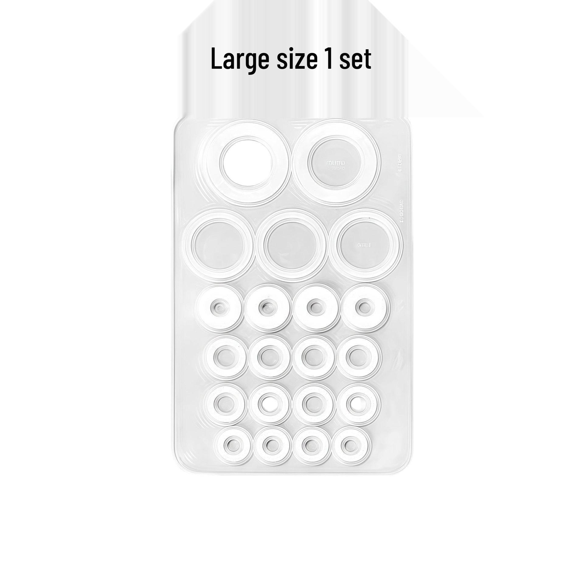 High-Temp Silicone Gasket - 46-inch Flat Washer O-Ring Seal for Faucets, Showers, and Hoses