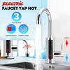 220V 3000W Electric Kitchen Water Heater Tap Instant Hot Water Faucet Heater Cold Heating Faucet Tankless Water Heater with LED