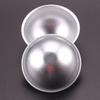 Set Of 50 Hemispheres Baking Molds Silver Aluminum Cake Tins for Wedding Cakes and Mousses Puddings Bakewares