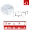 SUS304 Stainless Steel KF Beer Brewing Fitting Full Range KF10 to KF63 High Temperature Resistant for Home Brewing