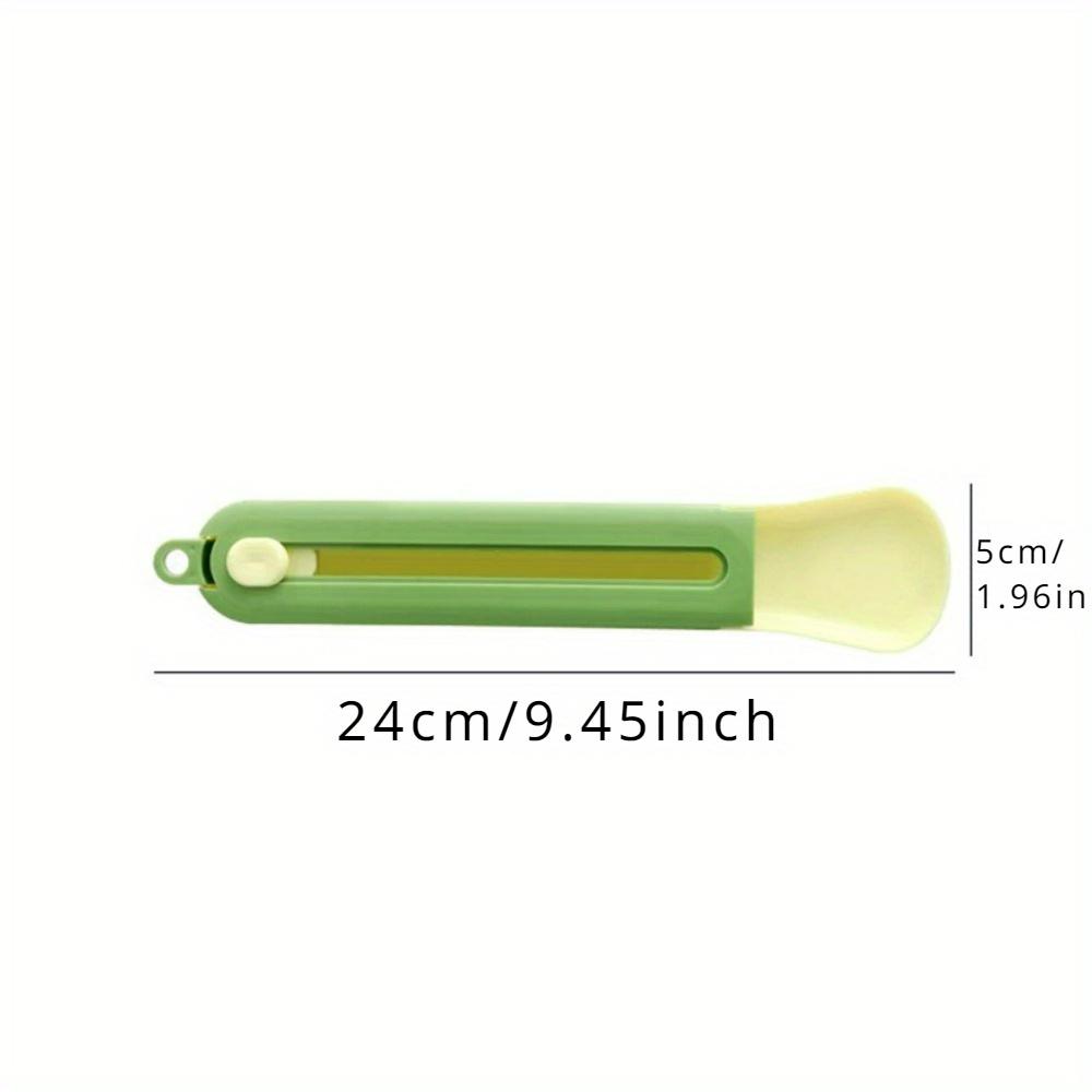 1PC Cat Feeder Cat Strip Squeeze Artifact Pet Liquid Snack Spoon Meat Paste Cat Food Feeding Spoon Long Handle Spoon