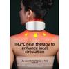 Hot Compress Cervical Spine Massager 8-Head Neck Massager Pulse Neck Device  Indoor