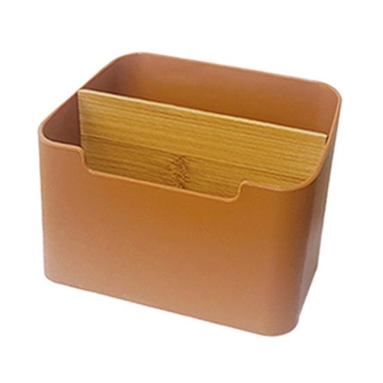 Storage Box Clutter-Free Desktop Organizer Remote Control Stationery Holder Workspace Tidy Box Office Supplies