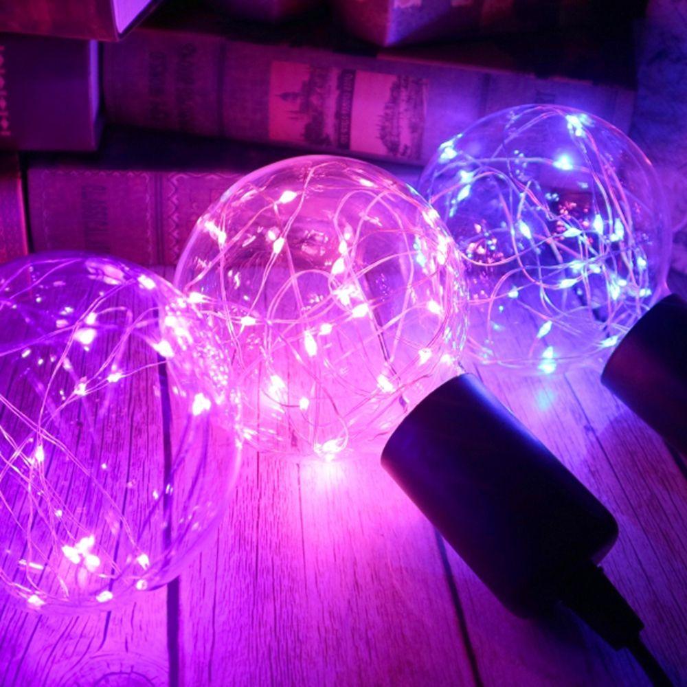 Bar Atmosphere RGB Lighting Home Decor String Light Night Light LED Light Bulb Copper Wire Bulb
