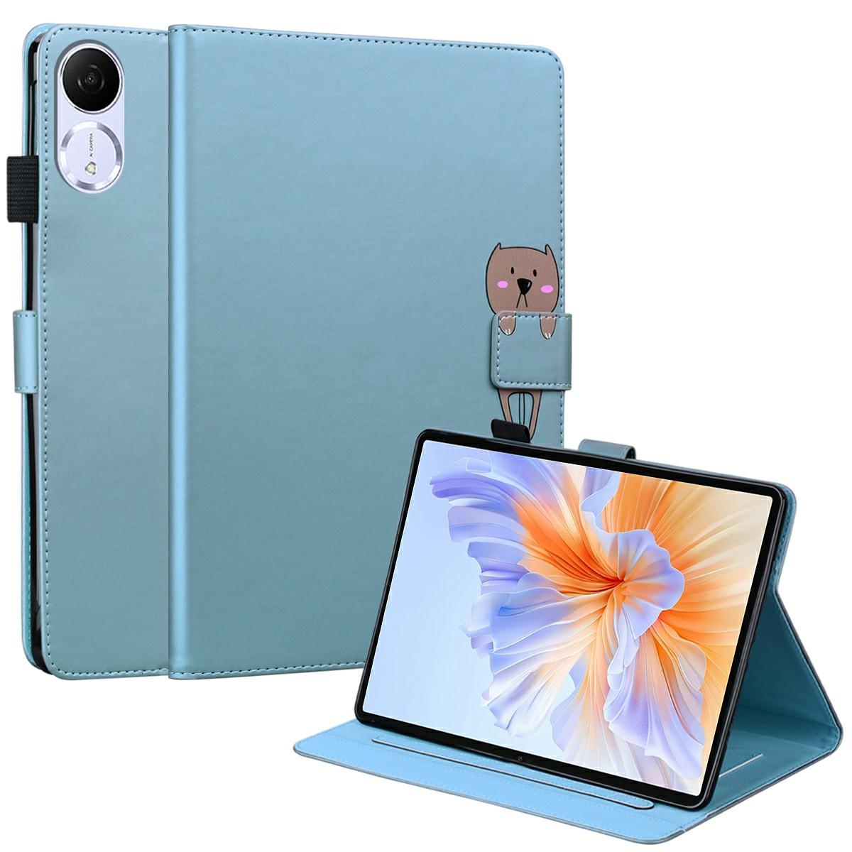 

For Honor Pad V9 Case Tablet Stand Leather Cover Card Slots Animal Pattern B