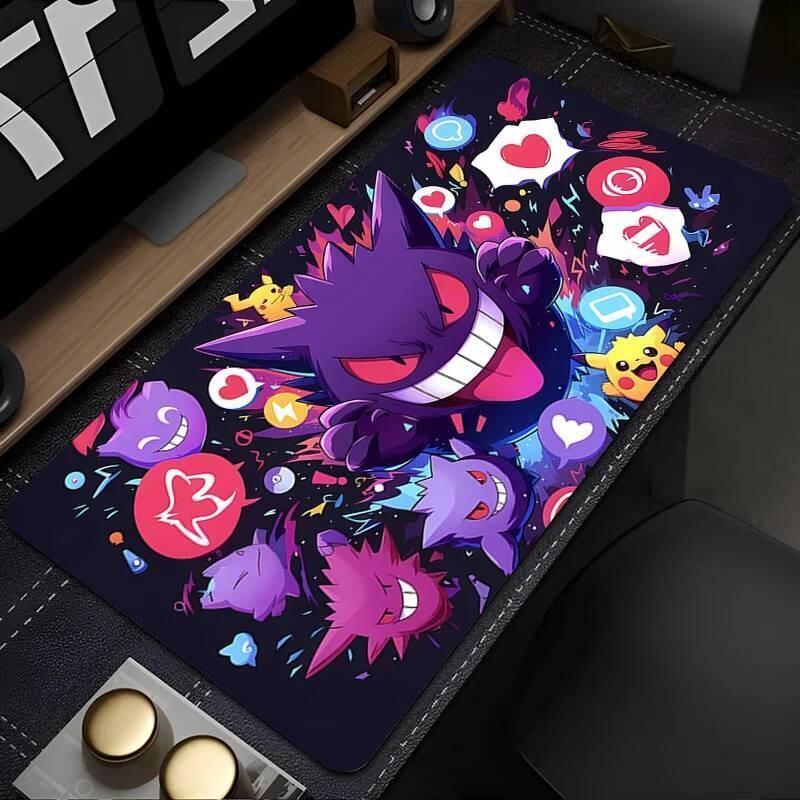 Mouse Pad NonSlip Large Gaming Rubber Mouse Computer Keyboard Mats Game accessories Kawaii PC carpet GGengar Mousepad XL XXXL