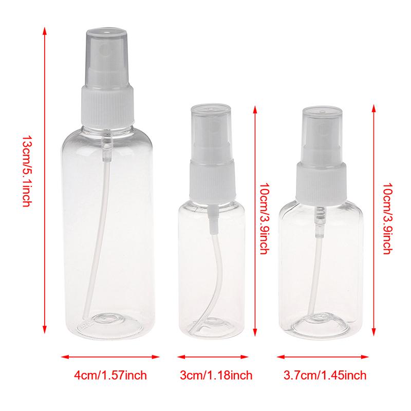 Travel Cosmetic Bottle Spray Bottle Empty Transparent Sub Bottle 30/50/100ML