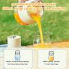 800ML Portable Juicer Blender Electric Juicer Cup Electric Portable Carry Handle Juice Extractor Tons Bucket for Home Traveling