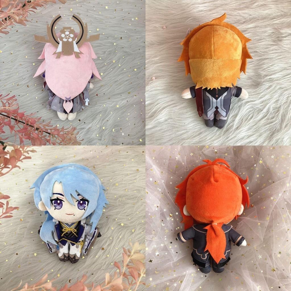 Genshin Impact Plush Toy Scaramouche Gorou Thoma Yae Miko Anime Dolls