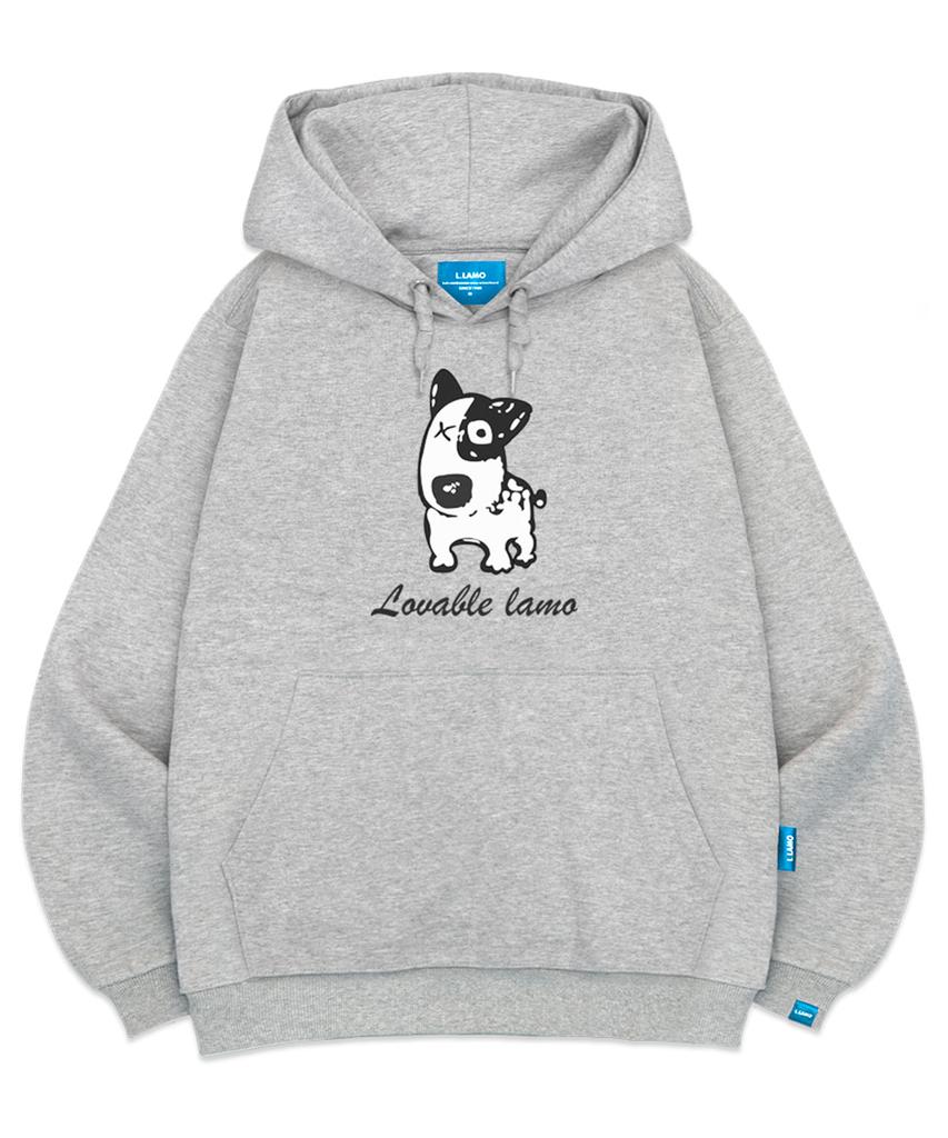 Fleece-Lined H-Neck Lovely Dog Hoodie Unisex Big Size M~4Xl (B Type)