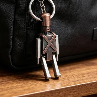 Creative Robots Keychain for Car Keys Purse Handbag Backpack Travel Bag Robot Pendant Keychains Cute Keychains Gifts for Men Friends Teacher Robot