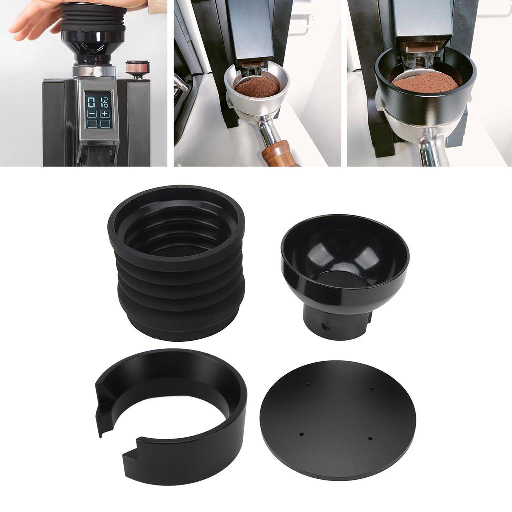 Coffee Grinder Single Dose   for MMG Grinder 2 in 1 Function Coffee Grinder Blowing Bean Bin with Silicone Bellow 58mm Coffee Dosing