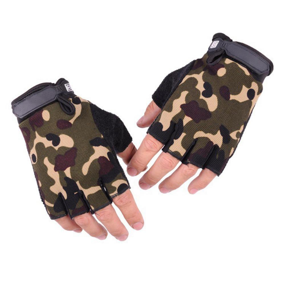 Radfahren Halbfingerhandschuhe Taktische Handschuhe Atmungsaktiv Rutschfest Tau Finger Studenten Männlich und Weiblich Dünne Outdoor-Sport-Handschuhe