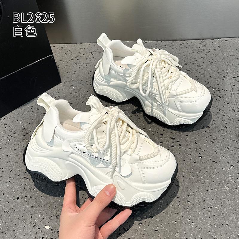 Premium dad shoes spring new small platform casual shoes